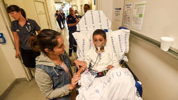 'Thunderstorm asthma' patients inundated hospitals across Melbourne on Monday night.