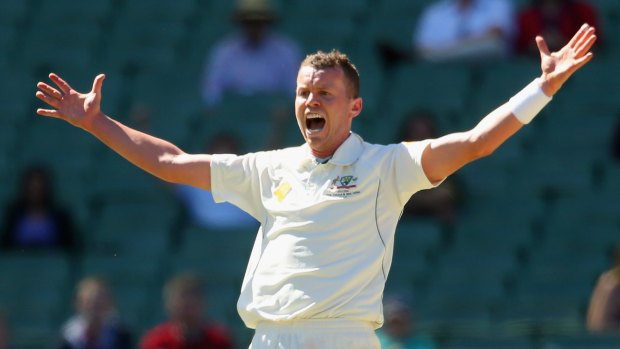 Peter Siddle impressed on the first day of the game against Tasmania.