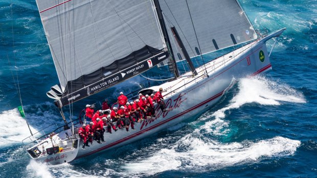 Wild Oats Xl was leading the Sydney to Hobart yacht race about midday.