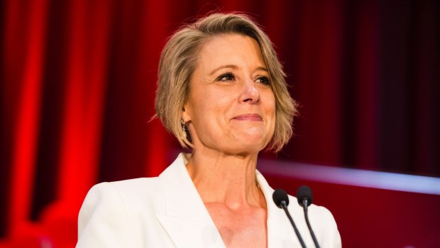 Kristina Keneally at the launch of her campaign for the Sydney seat of Bennelong.