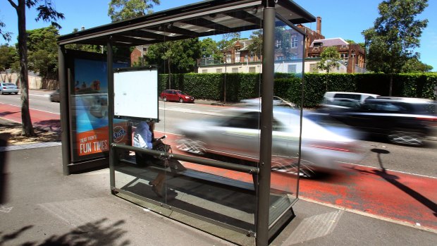 "We've got bus stops on major roads like Parramatta Road, which itself is a heat island, and you see shelters with glass backs," says Dr Brent Jacobs. 