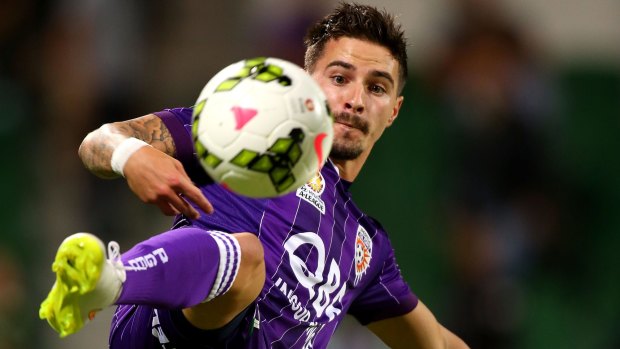 In the frame: Import Jamie Maclaren's deal is one to be looked at by the FFA in the wake of allged salary cap irregularities at Perth Glory.
