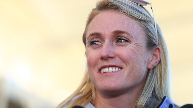 Happy to be back: Australian hurdler Sally Pearson.