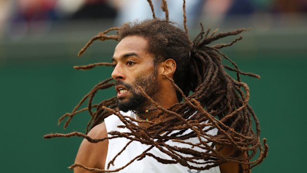 German-Jamaican wildcard Dustin Brown.