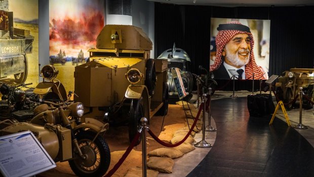 Royal Automobile Museum, Amman, Jordan, showcases an amphibious car, a Mercedes-Benz with gullwing doors and a 1946 Humber Super Snipe, all part of the private collection of the late King Hussein I of Jordan.
