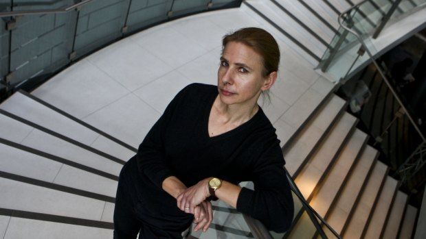 Lionel Shriver at the  Sydney Writers' Festival in 2010. 