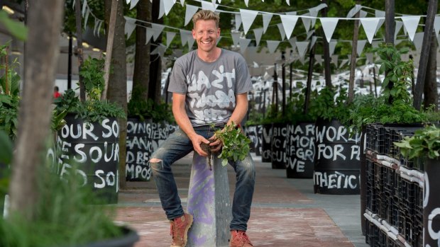 Sustainability guru joost Bakker is working with Eastland shopping centre to turn their organic waste into healthy new soil for growing veggies.