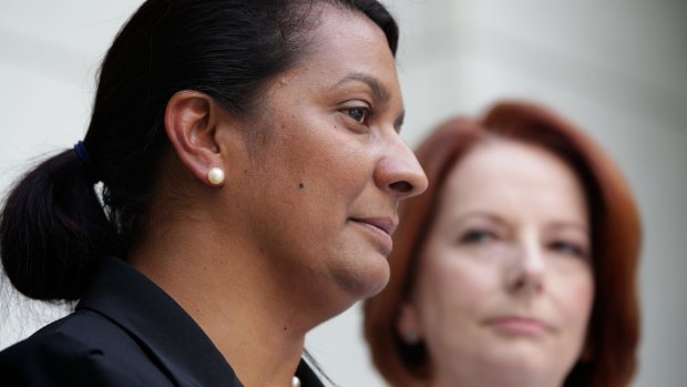 Former Senator Nova Peris and former Prime Minister Julia Gillard have both faced sexism, harassment and threats. 