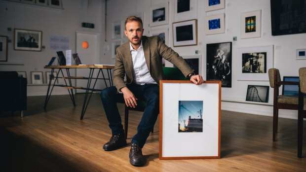 Photographer Sean Davey at The Photography Room which showcases the work from a collective of local and international photographers. Photo by Rohan Thomson