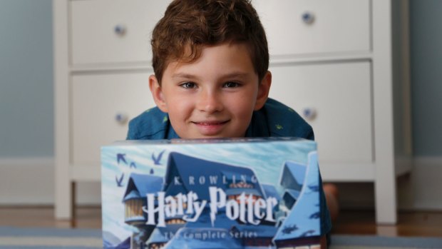 Theo Galkin, 8, from South Orange, New Jersey, is part of the next generation being introduced to Harry Potter, Hogwarts and all the rest of the magical world created by author J.K. Rowling. 