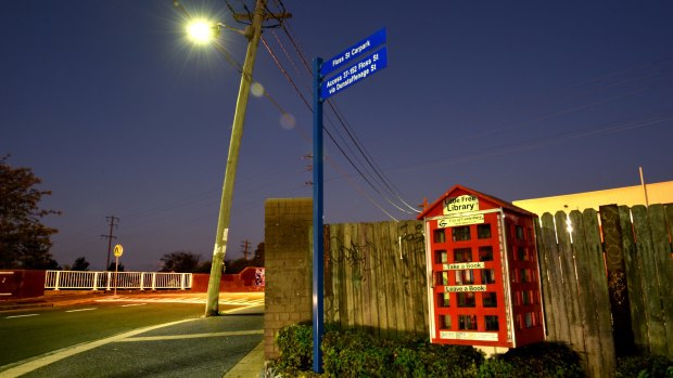 The Phone Booth street library in Hurlstone Park.