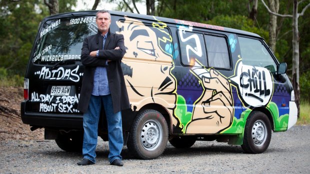 John Webb, the founder and owner of Wicked Campers.