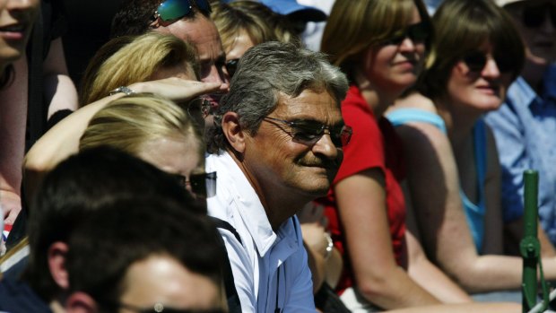 Nick Philippoussis at Wimbledon in 2003. 