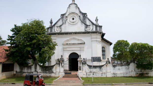 Groot Kerk, Dutch Reformed Church, Galle fort, Sri Lanka.