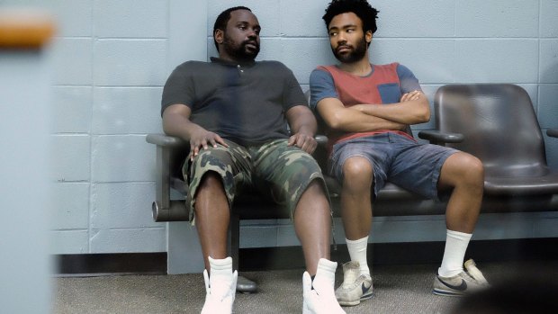 Genre-defying: Brian Tyree Henry (left) and Donald Glover play cousins Alfred and Earn.