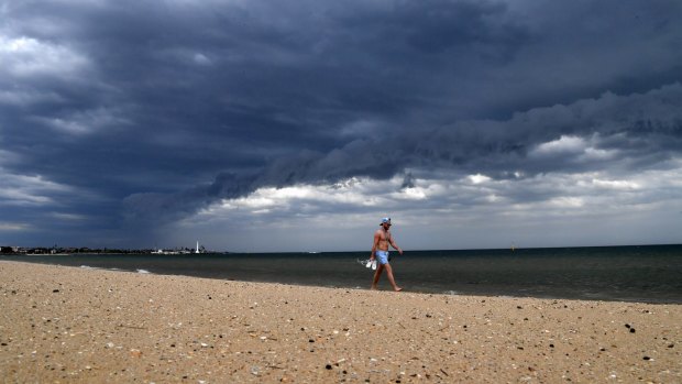 It's best to keep out of the water at Melbourne's beaches.