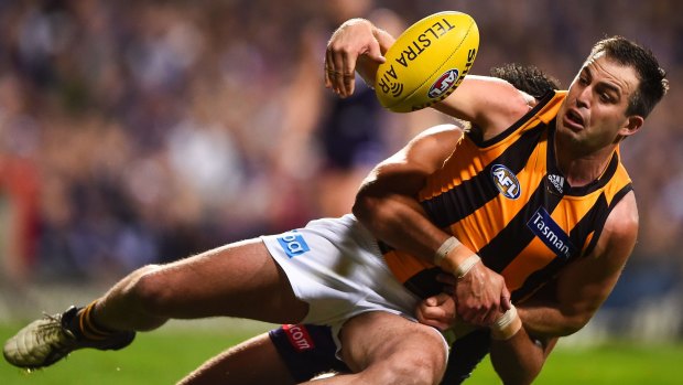 Brian Lake is glad he finished his career at Hawthorn, rather than joining Essendon as a top-up player.