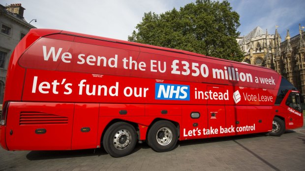 Britain's National Health Services was used as part of the Leave campaign.