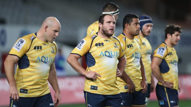 Stampeded on: The Brumbies were shellacked in Auckland.