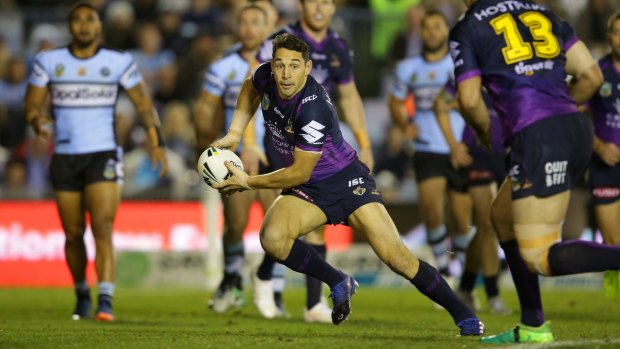 Origin audition: Billy Slater all but booked his place for Queensland in the second match-up.