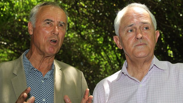 Liberal candidate John Alexander and Prime Minister Malcolm Turnbull campaign in Bennelong.