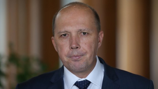 In Canberra, Mr Dutton might be the poster boy for the party's right wing. 