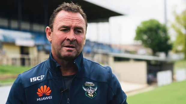 Raiders coach Ricky Stuart has re-signed until the end of 2020. 
