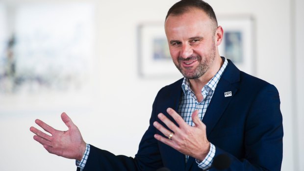 Chief Minister Andrew Barr: "We're already working on how to best expand the scheme to capture more organisations."