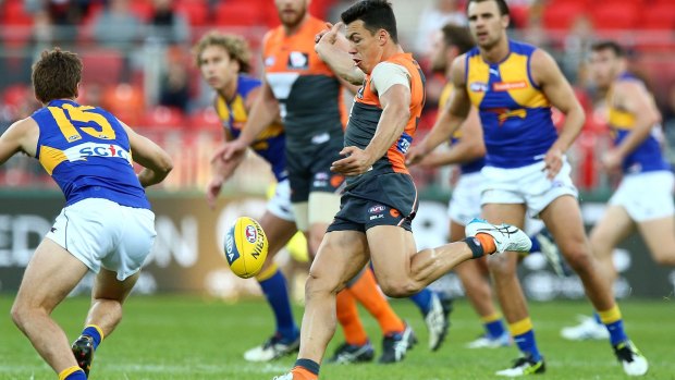 Keen to stay: Dylan Shiel, one of the Giants' original under-age selections.