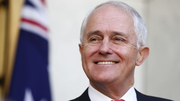 Prime Minister Malcolm Turnbull following the "yes" victory.