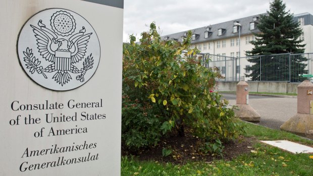 The US Consulate-General in Frankfurt, Germany, which WikiLeaks described as a 'CIA hacker base'.