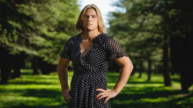 Transgender footballer Hannah Mouncey was thrust in the public eye after an AFL panel ruled that she was ineligible for the AFLW draft in October.