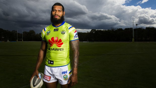Raiders back Sisa Waqa has played across the back line in his first season at the club.