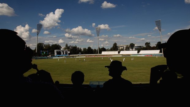 Manuka Oval and Canberra could host a Test match within the next 10 years if Andrew Barr has his way.