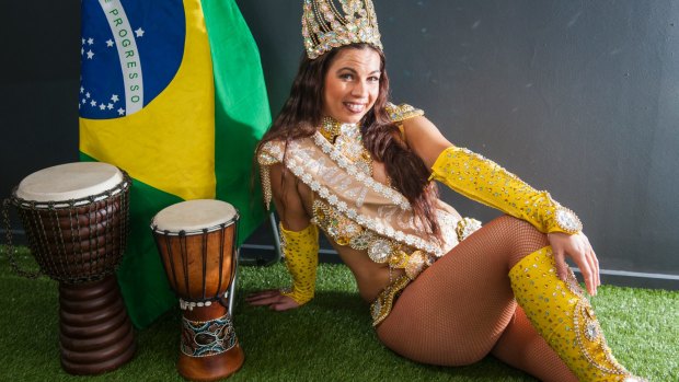 Kristie McMillan won the inaugural Australasian Brazilian Samba Queen Competition held in Queensland. 