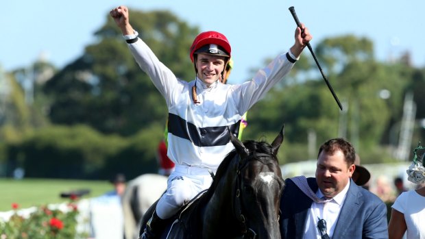 Shock: Sam Clipperton and Peeping return after claiming the Coolmore Classic at Rosehill.