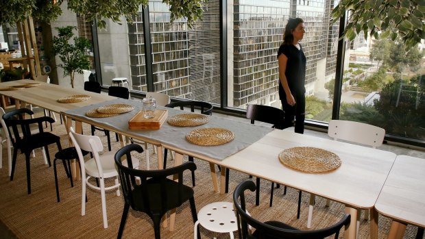 The dining area of the IKEA Sustainability Studio.