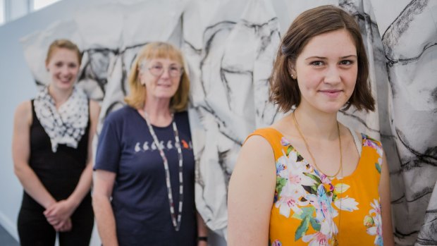 Supporting roles:Acting Director of Megalo Print Studio Megan Jackson, Co-director of Bilk Gallery Helen Aitken-Kuhnen, and Exhibition Manager of M16 Artspace Ellen Wignell.