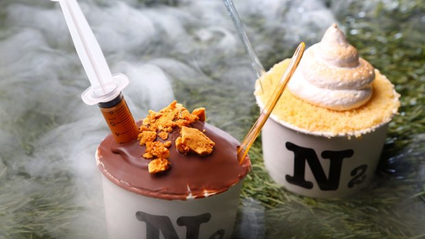 N2 Extreme Gelato drew long crowds to the Canberra Night Noodle Markets this year.