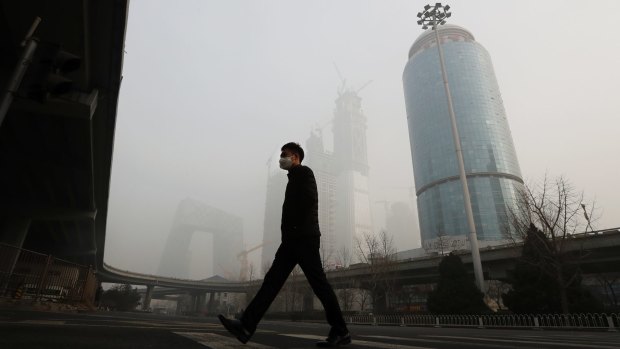 This is Beijing's second pollution red alert of the month.