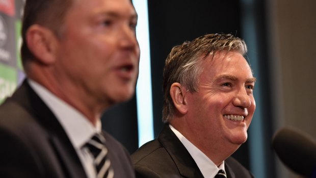Collingwood president Eddie McGuire said he had no intention of stepping down.