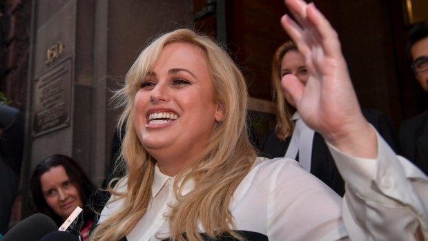 'It's a win for everybody who gets maliciously taken down' - Rebel WIlson outside court.