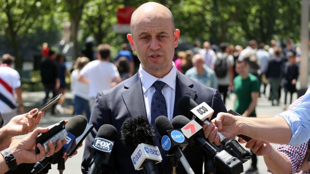 'Lessons to learn': NRL CEO Todd Greenberg speaks to the media in Melbourne on Friday.