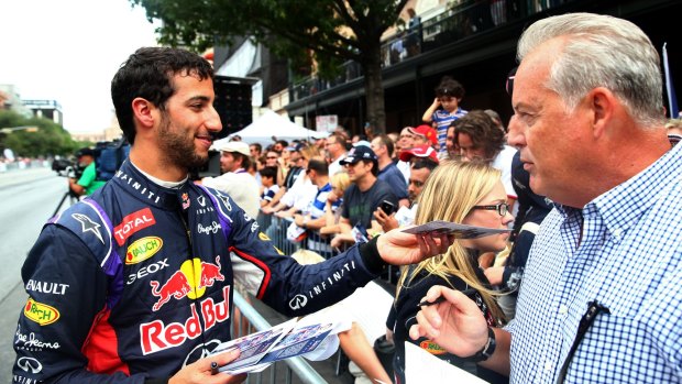 Daniel Ricciardo is itching to hit the Austin track.