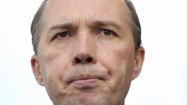 Immigration Minister Peter Dutton 