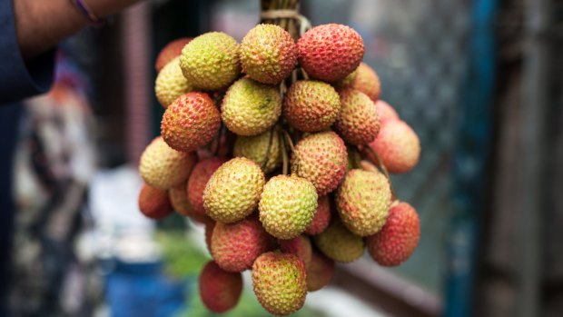 Lychees have been blamed for causing sickness in children. 