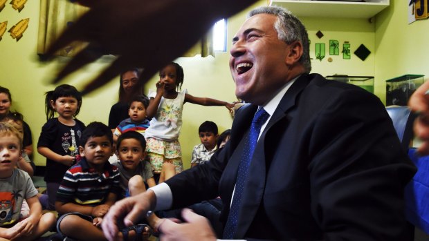 Treasurer Joe Hockey, who visited a childcare centre in Padstow, says Tony Abbott will "absolutely" remain Prime Minister next week.