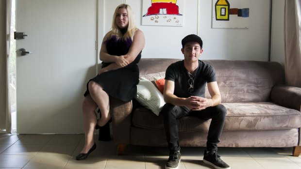 Blaize (no last given) and Brendan Windsor are a young couple who met at the Salvation Army's emergency accommodation after they could not break into the rental market.