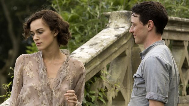 Keira Knightley and James McAvoy star in Atonement at 9.30pm on SBS.