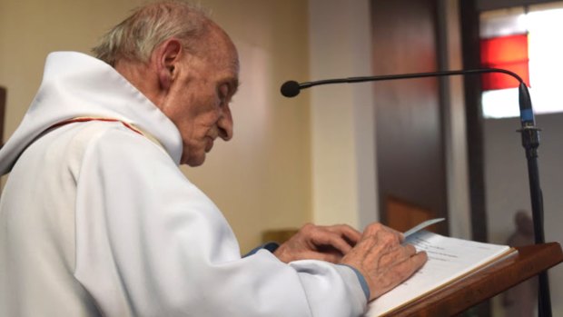 Father Jacques Hamel was killed on Tuesday near Roen, Normandy, when two attackers slit his throat during morning Mass.